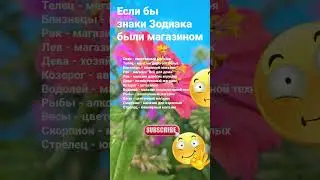 Если бы знаки  Зодиака были магазином / 7053 Гороскоп Астрология  Знак #рек
