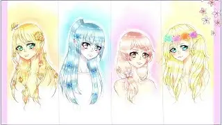 (Speed Paint) Времена Года, Seasons Humanization