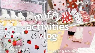 “ロフト限定グッズ＆ミッフィースタイル15周年いちご”  Loftコラボ第2弾もやっぱり可愛い🍨miffy styleでいちごミッフィー摘み🍓