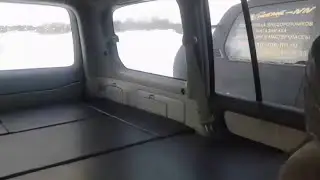 Toyota Land Cruiser 100   багажно-спальная система в машине. Как устроен спальник в багажнике