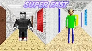 SUPER FAST!! Roblox Basics Super Fast 1.4.3 vs Baldi's Basics Super Fast 1.7 | Baldi's Basics [Mod]