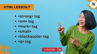 Learn HTML Part 7. Full HTML tutorial from basics with simple explanation. #html