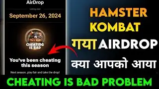 you've been cheating this season problem hamster kombat | hamster kombat cheating is bad problem