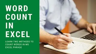 P01- how to count words in excel || learn Microsoft excel