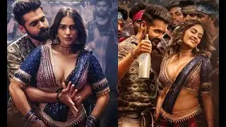 Actress Kavya Thapar Hot From DoubleIsmart Movie Mass Song | Ram Pothineni | Kavya Thapar
