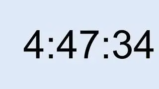 5 Horas ⏰ cronometro digital ⏰