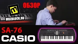 Синтезатор Casio SA-76 обзор, звук и функции