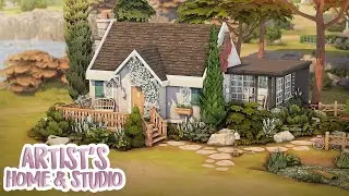 Artist's Plantsy Home & Studio 🎨🖌️ | The Sims 4 Speed Build