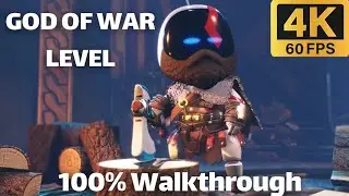 Astro Bot - God of War Level - Bot of War (All Ravens, Bots, Puzzle pieces Locations)