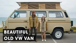 Couple Turn Old VW Van into A Beautiful Home on Wheels