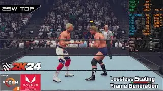 WWE 2K24 | AMD Ryzen 3 3200U Vega 3 | LSFG