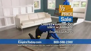 Get Gigantic Savings on Beautiful New Floors with Empire's 1/2 Price* Sale