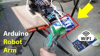Arduino Robot Arm: Re-filling my beer 🍻 glass (ESP8266 💡)