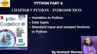 Python Part 6: Python Variables and data types