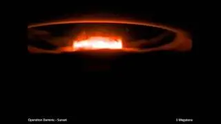 "Operation Dominic - Sunset" HydrogenBomb air drop ドミニク作戦サンセット水素爆弾投下実験