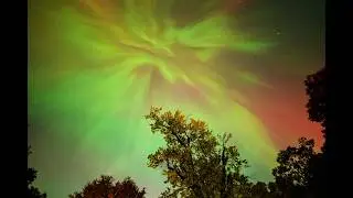 Aurora Timelapse Oct 10 2024, Northfield MN
