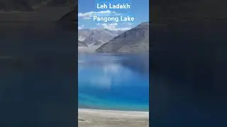 Leh Ladakh Pangong Lake #leh #ladakh #lehbiketrip #travel #lake #pangong