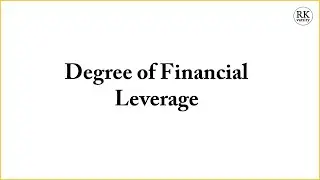 Degree of Financial Leverage (DFL)