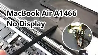 How to Repair MacBook Air A1466 No Display Issue| MacBook Repair Lesson