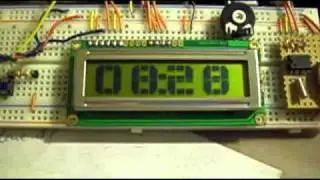 Arduino LCD Big Numbers Clock
