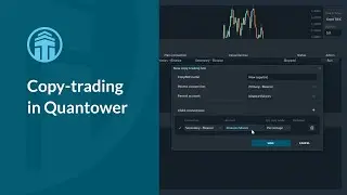 Copy trading. Copy orders between multiple accounts in Quantower trading platform