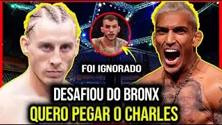 URGENTE  🚨 PADDY PIMBLET IGNORA MOICANO E QUER CHARLES DO BRONX