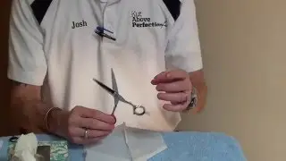 A simple test to check a shear's sharpness