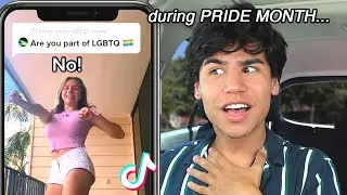 reacting to homophobic tik toks because its pride month