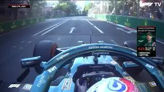 Sebastian Vettel Driver of the Day Interview (Radio) at Baku: 'Who gave you my number?'