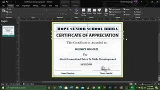 Learning How to Group In MS Publisher