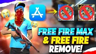 No Ban 😍 Free Fire Open 😍 But Free Fire max Remove 😭 App Store // FreeFire