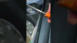 Unbelievable! Trick with a Knife and a Car Window! 