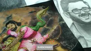 2d..video Art GuRu LokDown WorK....बापरे इतने sketch😱😱  #like #youtube/#sketching #portrait #art