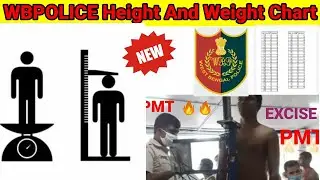 WBPolice height weight chart|police constable height weight chart|WB Police 2021|lady height weight