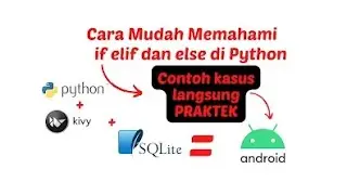 Membuat Aplikasi Android | Tutorial Python If elif else insert data ke sqlite menggunakan GUI kivymd