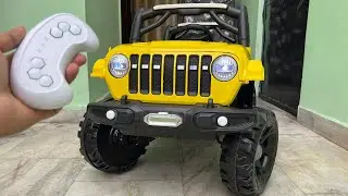 RC Jeep Wrangler Unboxing & Testing | The Power Wheels Ride On Jeep Wrangler | Shamshad Maker 🔥🔥