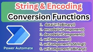 dataUriToBinary, encodeUriComponent, decodeUricomponent, uriComponentToString