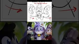Storyboard vs final result! Full animation on our page #billiebustup #animation #mylittlepony #fyp