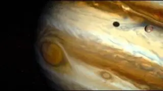 Asteroid belt and Jupiter. Bach's music.