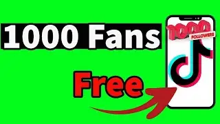 HOW TO GET 1000 TIKTOK FOLLOWERS for FREE 2024 New Method!  Get FREE TIKTOK Followers FA
