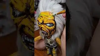 Making an Eddie From Every Iron Maiden Album: Part 8/17  #ironmaiden #heavymetal #eddiethehead