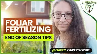 Foliar Fertilizing featuring @gapey  | End Of Season Growing Tips