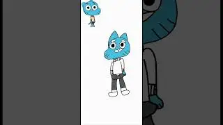 Drawing Gumball T. Watterson. 