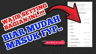 CARA SETTING AKUN TIKTOK TERBARU  