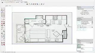Make a 2D floorplan into a 3D model with SketchUp