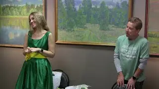 Поэты Сергей Леонтьев и Алина Серёгина в Твери