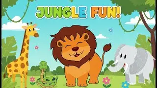 “Safari Animal Sounds Song | Learn Animal Names & Sounds for Kids| Nursery Rhymes for Children”