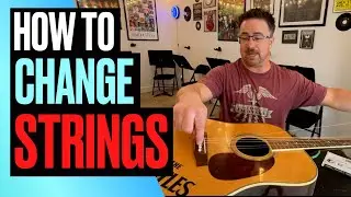 How to change your guitar strings For Beginners