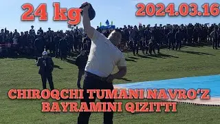 2024.03.16.Қашқадарё вилояти Чироқчи тумани Наврўз байрами Тош кутариш Баҳсда