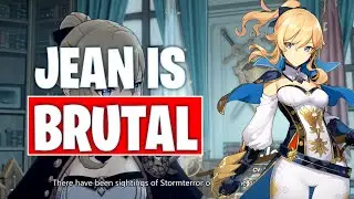 JEAN IS BRUTAL! Genshin Impact Jean Combos MAD!
